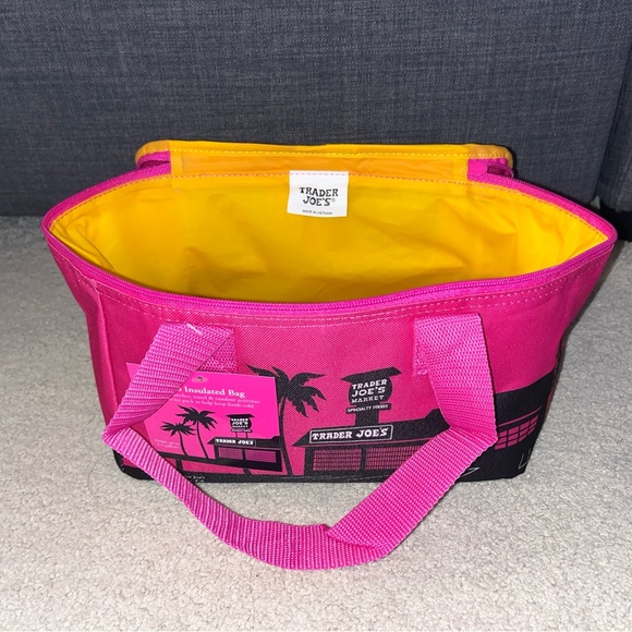 Trader Joe’s Mini Insulated Bag - Pink - Picture 5 of 6